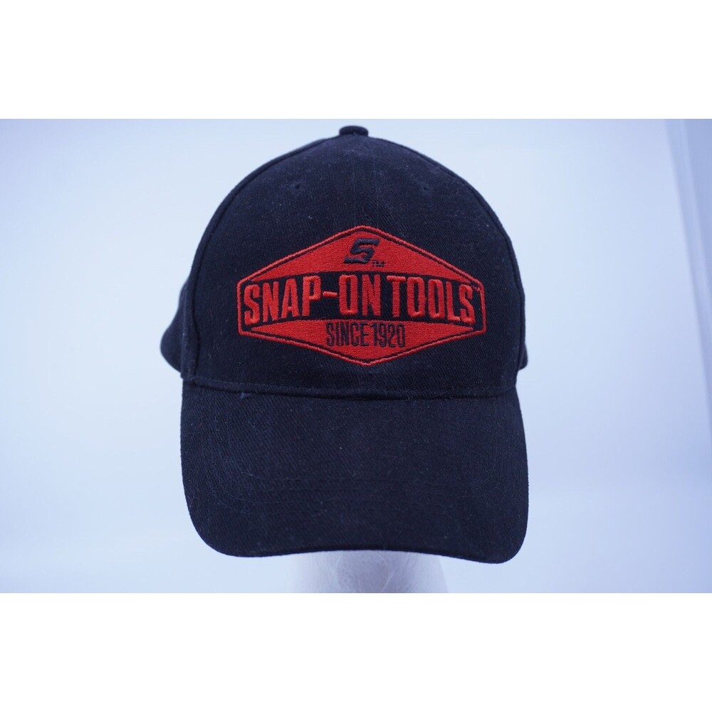 Snap-On Tools Since 1920 Black/Red Hat Cap Hook & Loop Adjustable by Wild